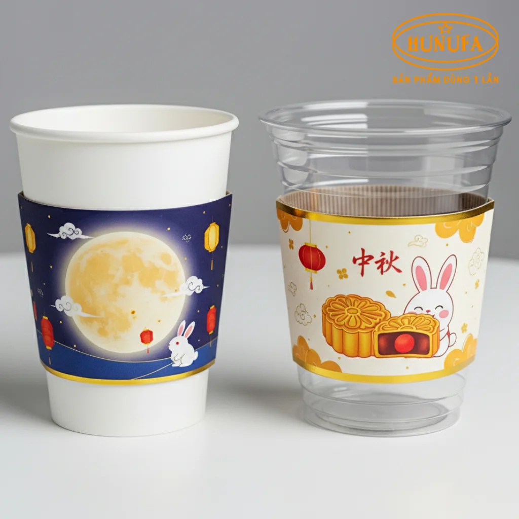 Tổng hợp các mẫu cover ly Trung Thu xinh xắn, hot trend