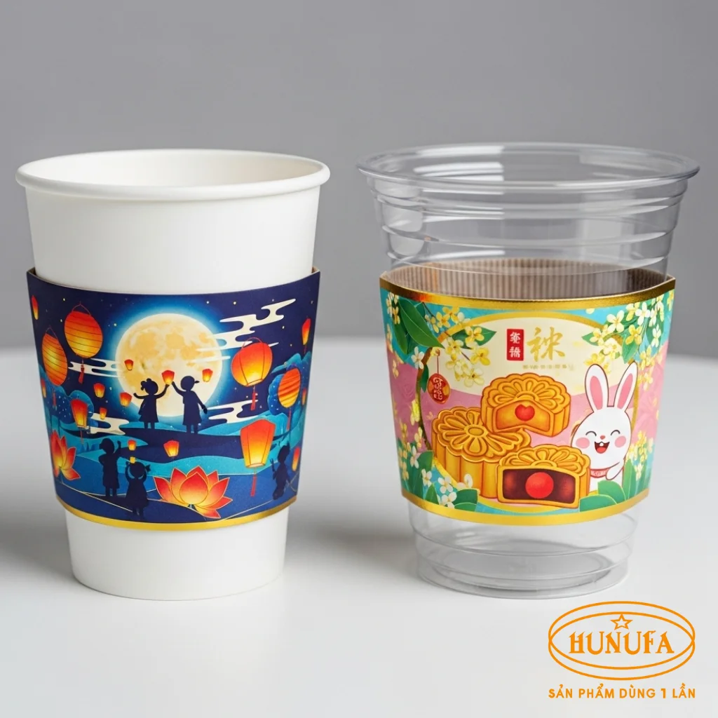 Tổng hợp các mẫu cover ly Trung Thu xinh xắn, hot trend