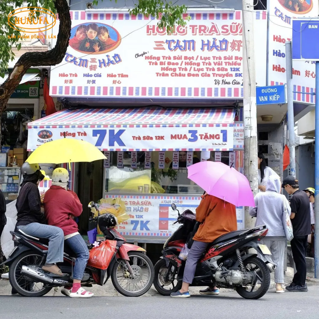 Khám phá menu hồng trà Tam Hảo đa dạng, giá cả phù hợp cho học sinh - sinh viên