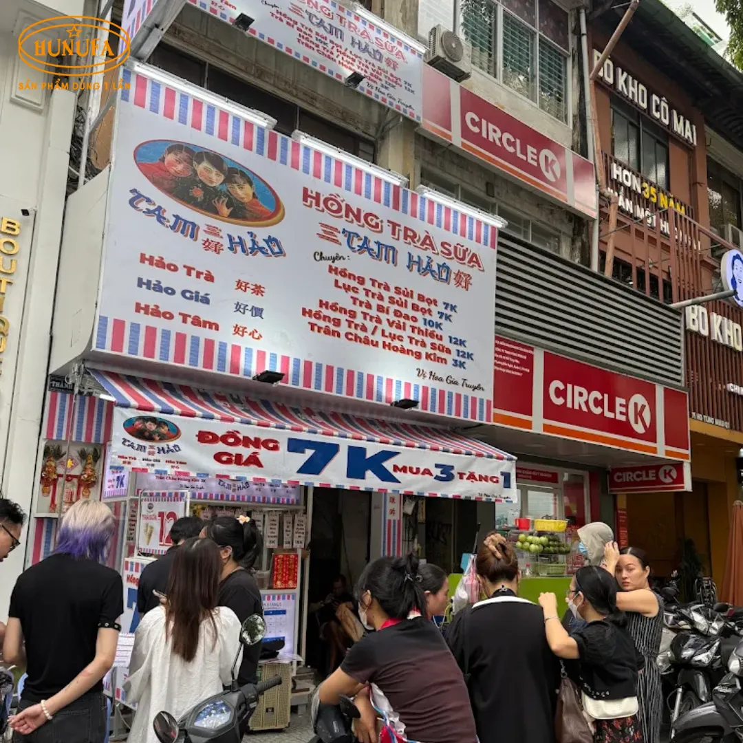 Khám phá menu hồng trà Tam Hảo đa dạng, giá cả phù hợp cho học sinh - sinh viên