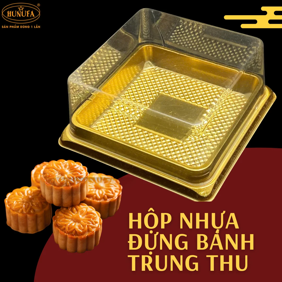 Hộp nhựa đựng bánh trung thu