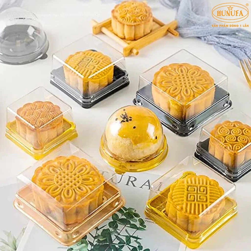 Hộp nhựa đựng bánh trung thu