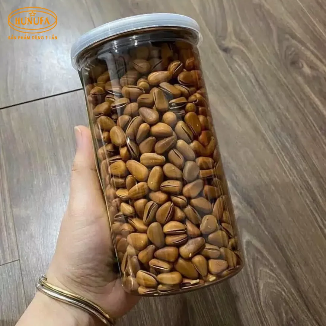hủ nhựa PET nắp nhôm xé tiện lợi, giá rẻ, an toàn cho thực phẩm