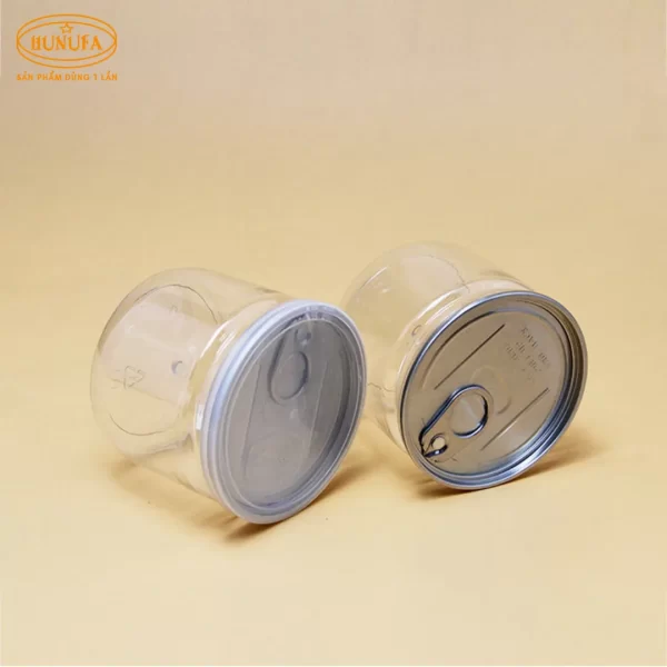 hủ nhựa PET nắp nhôm xé tiện lợi, giá rẻ, an toàn cho thực phẩm