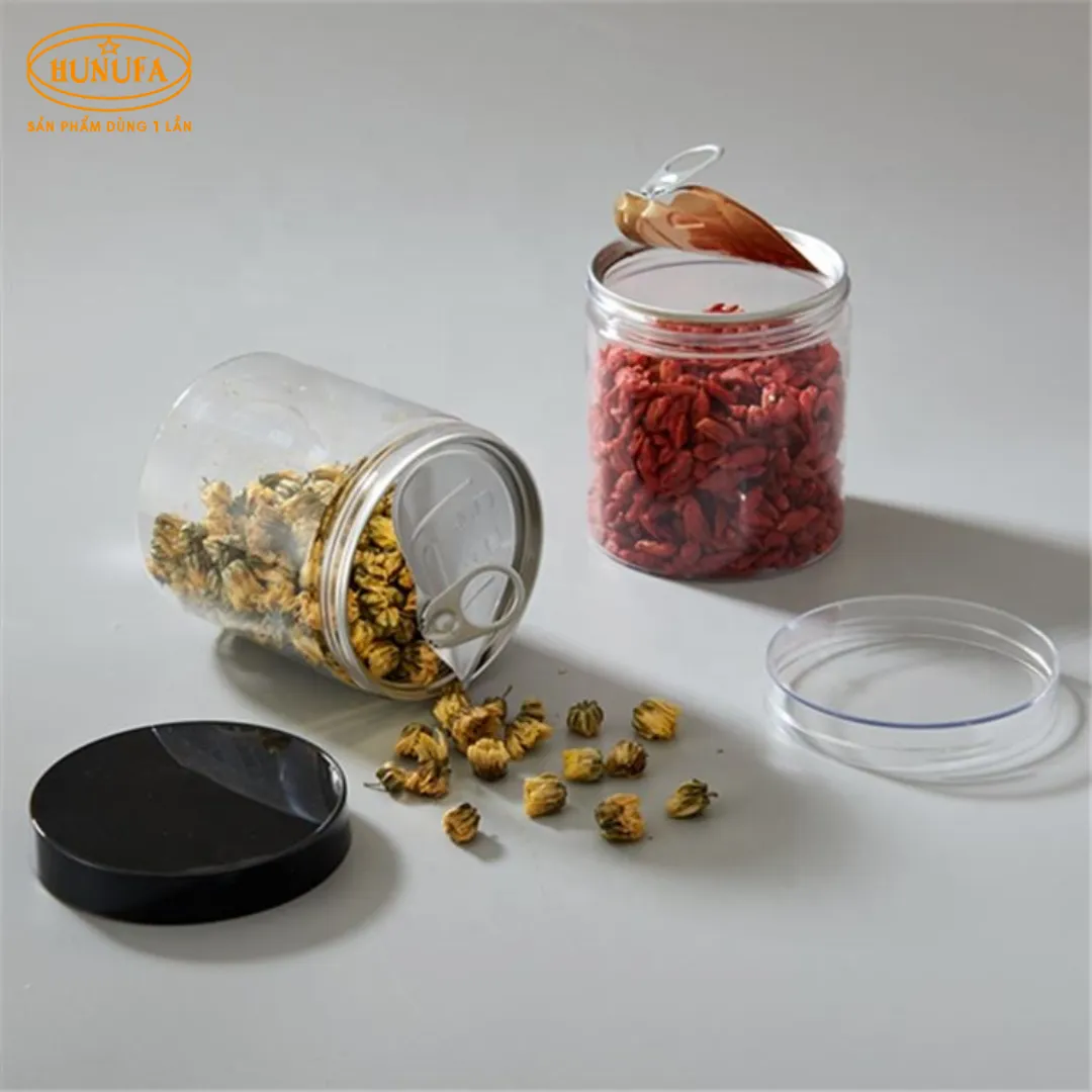 hủ nhựa PET nắp nhôm xé tiện lợi, giá rẻ, an toàn cho thực phẩm
