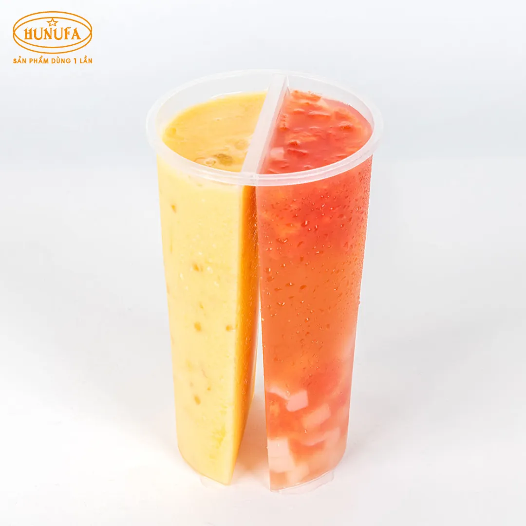 In logo ly nhựa BMT sắc nét, giúp quán cà phê và trà sữa quảng bá thương hiệu hiệu quả