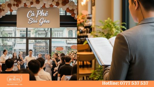 lời dẫn chương trình khai trương quán cafe