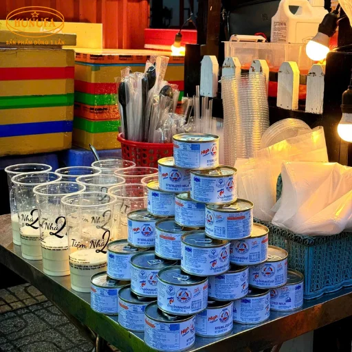sữa dùng để pha cà phê