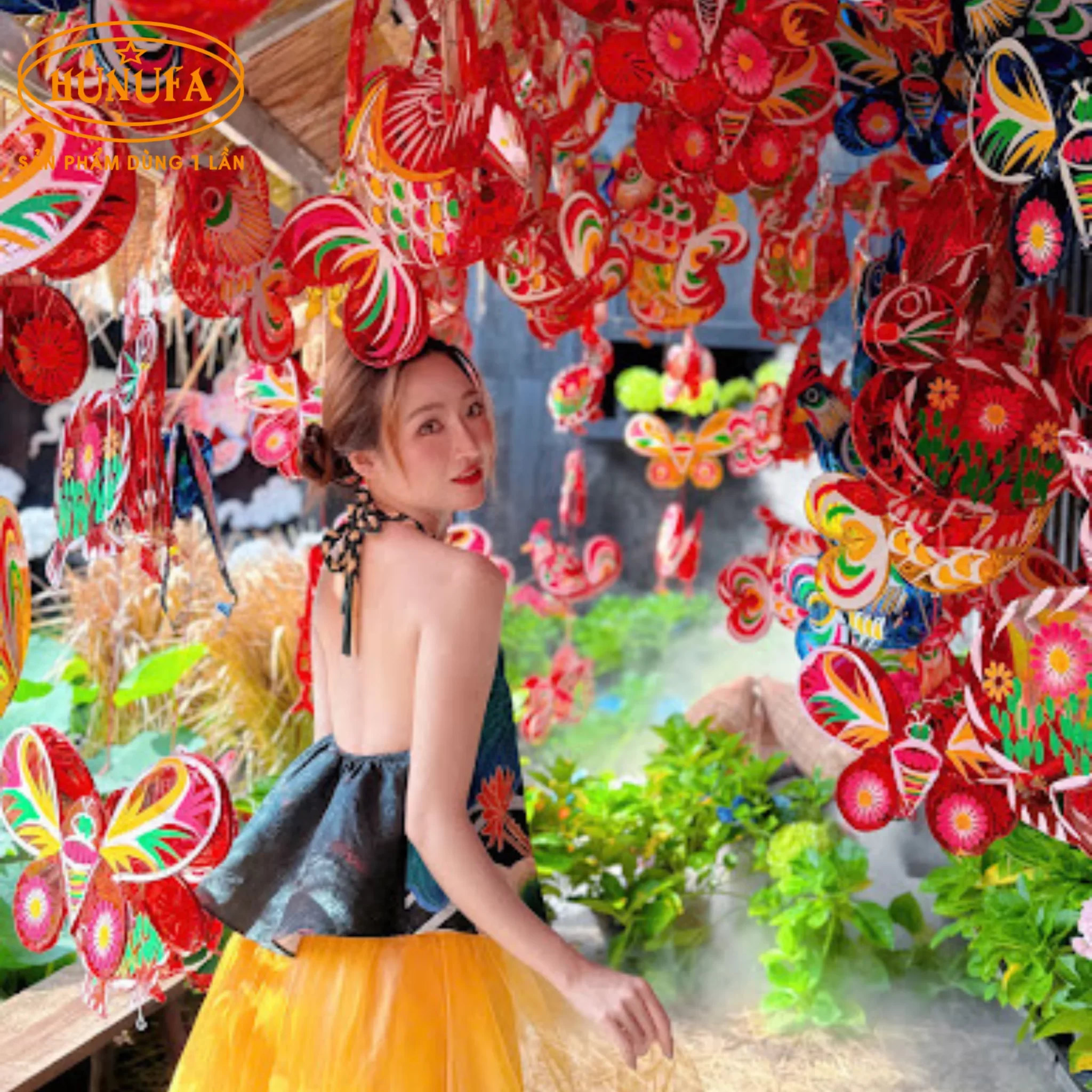 Top quán trà sữa trang trí Trung Thu