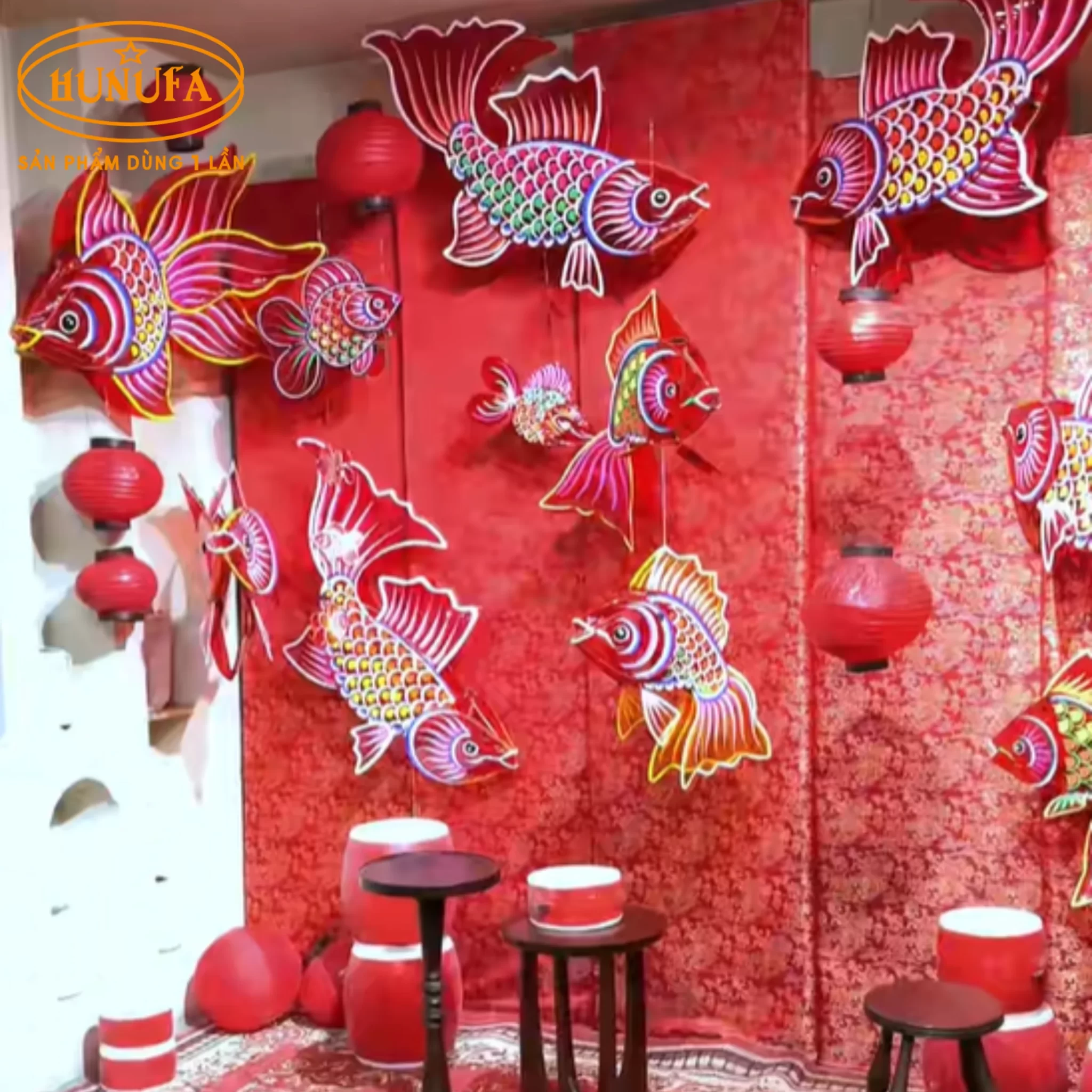 Top quán trà sữa trang trí Trung Thu