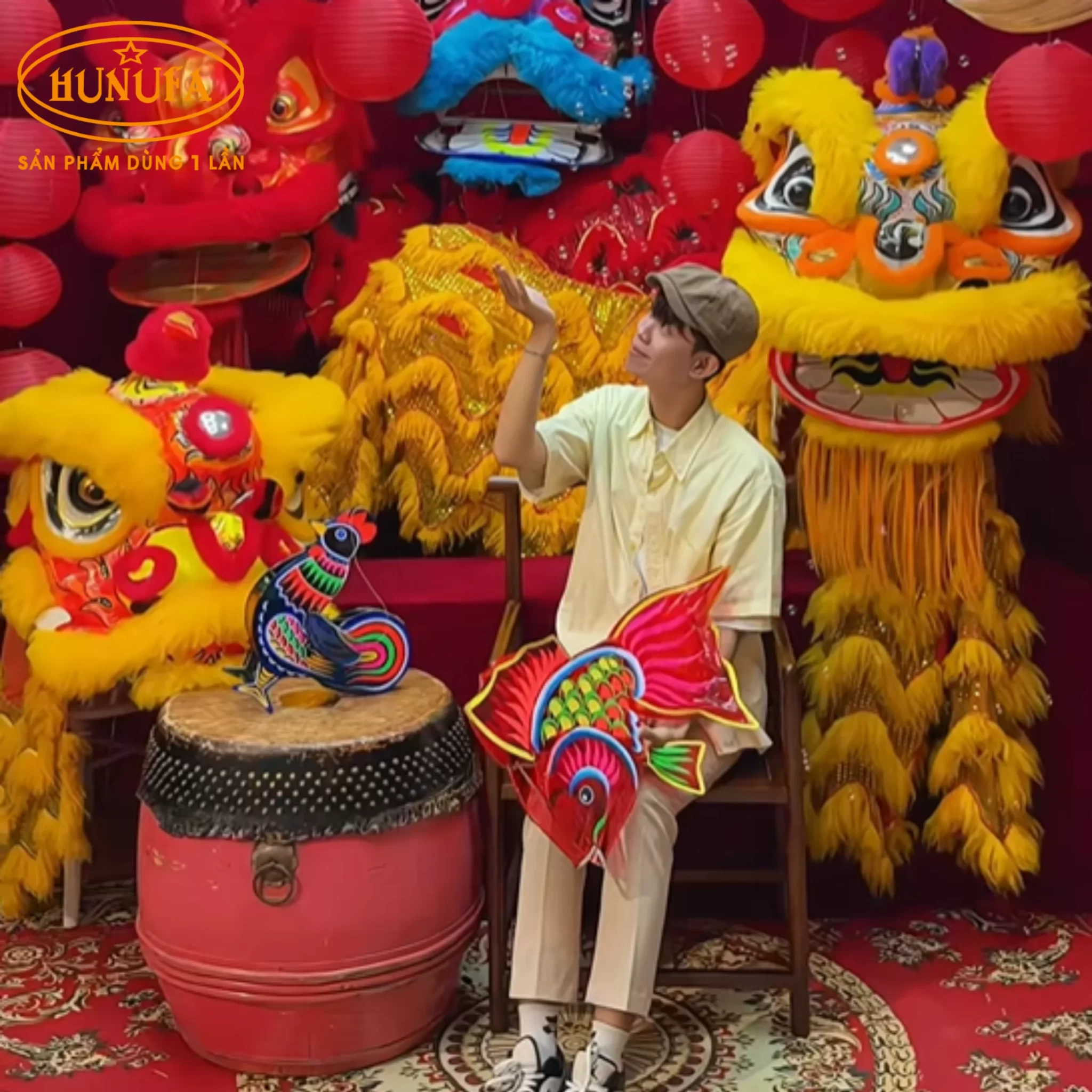 Top quán trà sữa trang trí Trung Thu