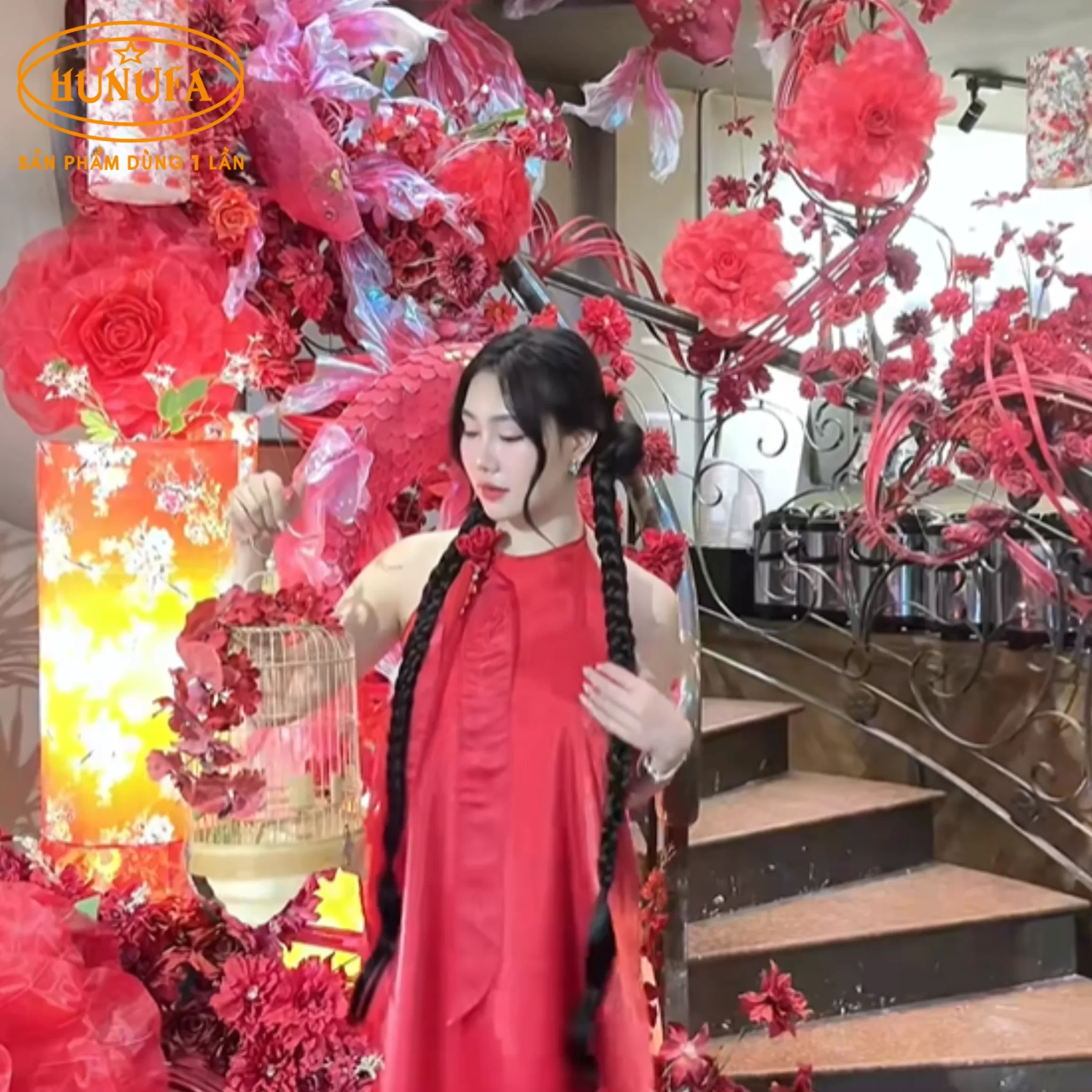 Top quán trà sữa trang trí Trung Thu