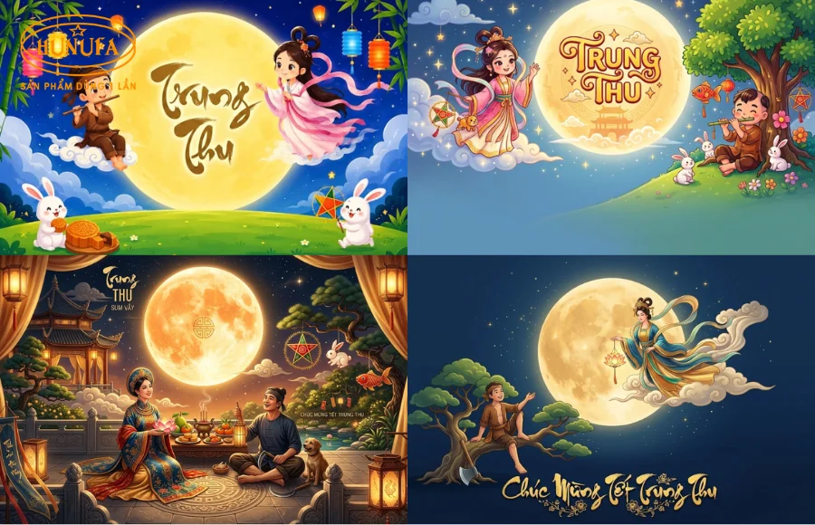 30+ Mẫu trang trí background Trung Thu đẹp, ấn tượng cho mọi không gian