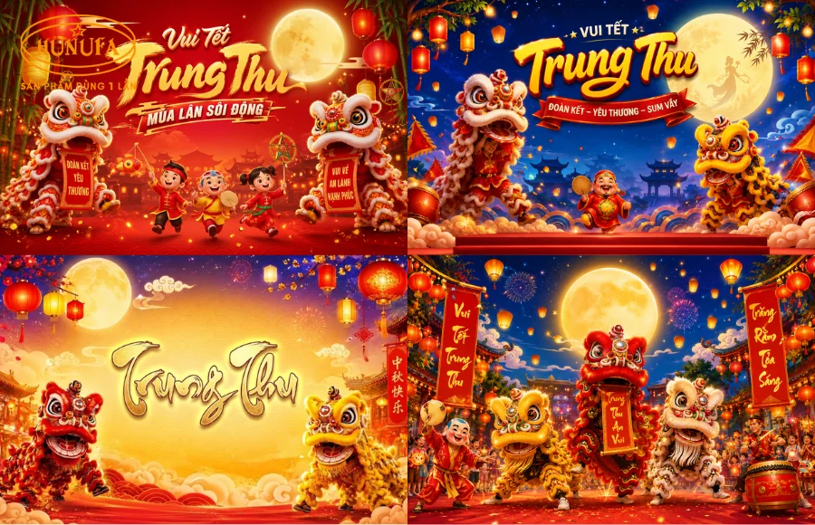30+ Mẫu trang trí background Trung Thu đẹp, ấn tượng cho mọi không gian