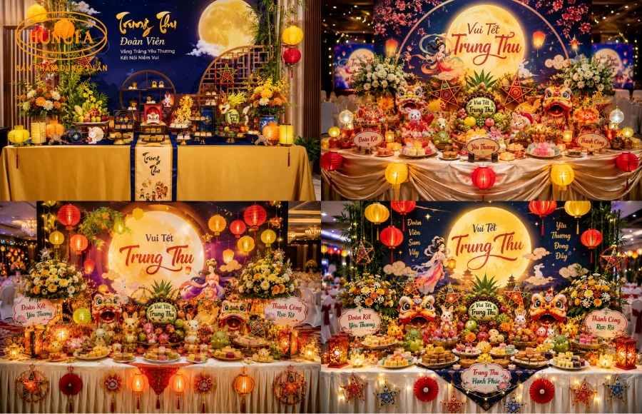 11+ Cách trang trí bàn tiệc Trung Thu đẹp, ấm cúng và ý nghĩa