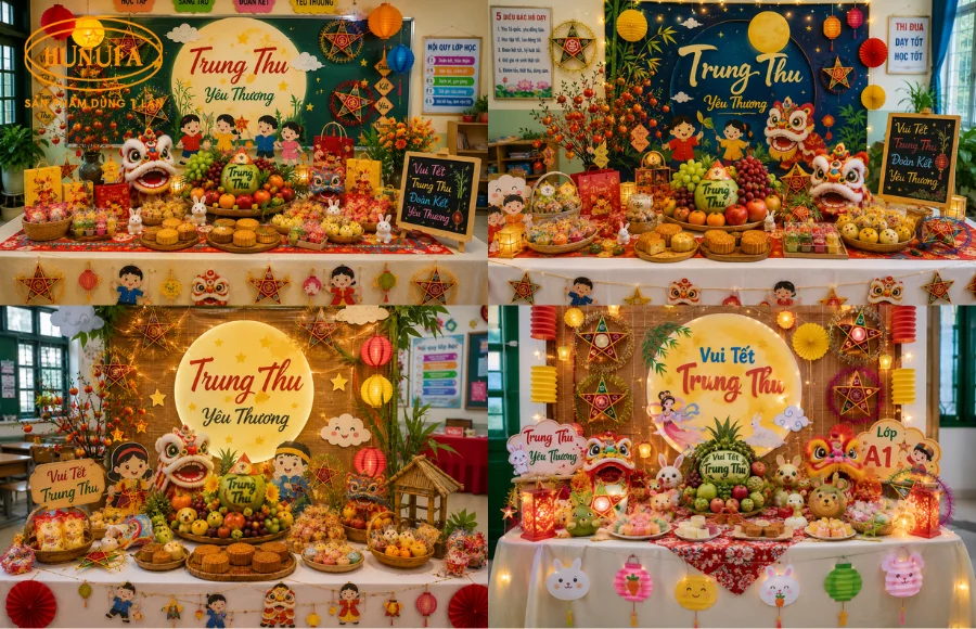 11+ Cách trang trí bàn tiệc Trung Thu đẹp, ấm cúng và ý nghĩa