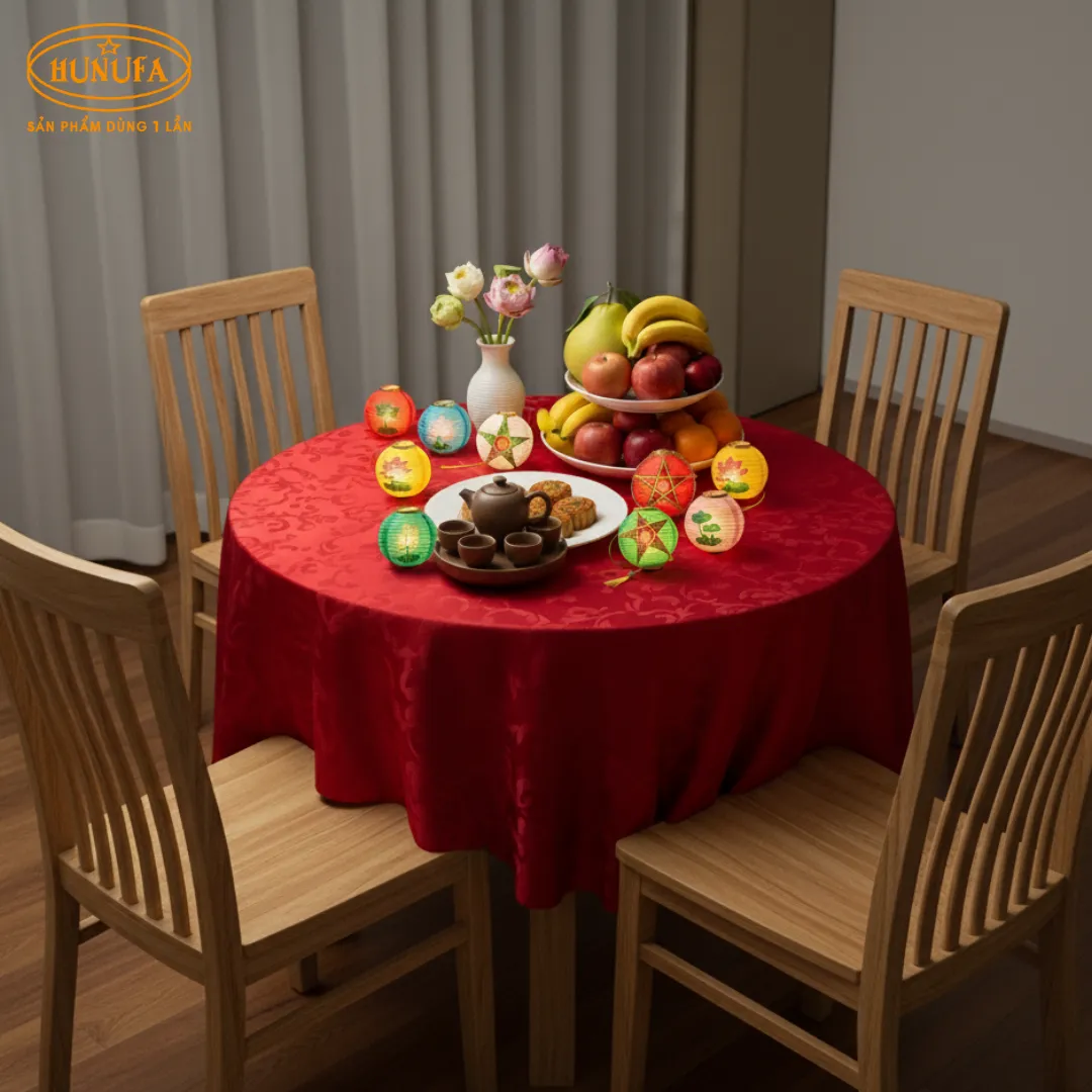 Hướng dẫn trang trí bàn tiệc trung thu đẹp mắt, ấm cúng