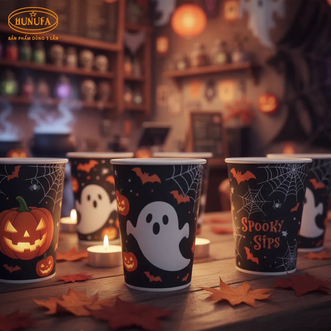 Gợi ý các mẫu trang trí hallowwen cho quán trà sữa ấn tượng nhất