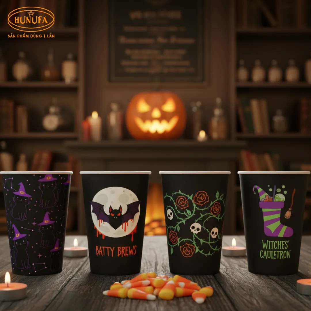 Gợi ý các mẫu trang trí hallowwen cho quán trà sữa ấn tượng nhất