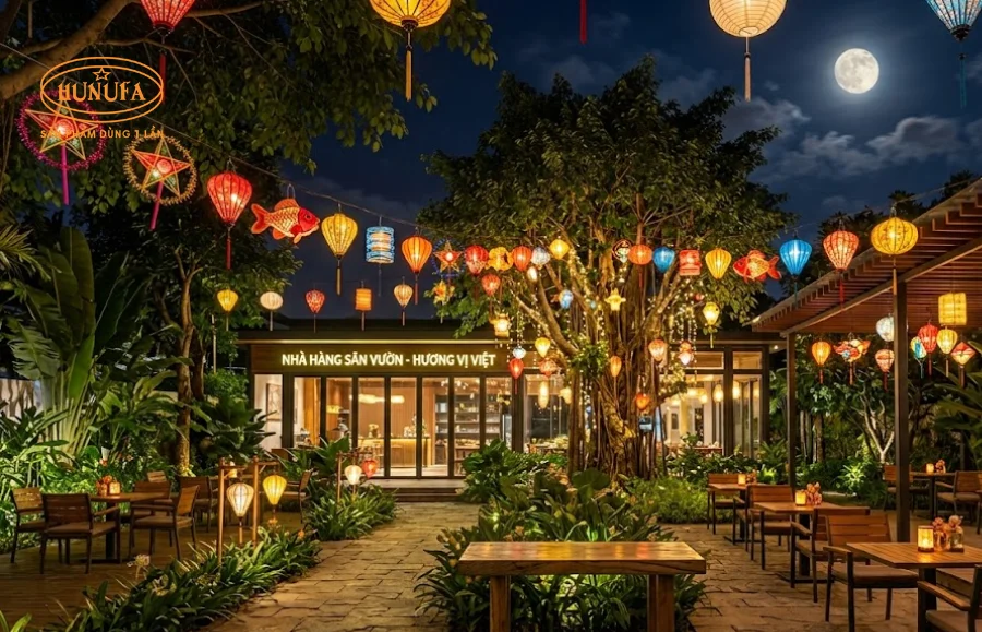 20+ Mẫu trang trí Trung Thu cho nhà hàng đẹp lung linh, hút khách