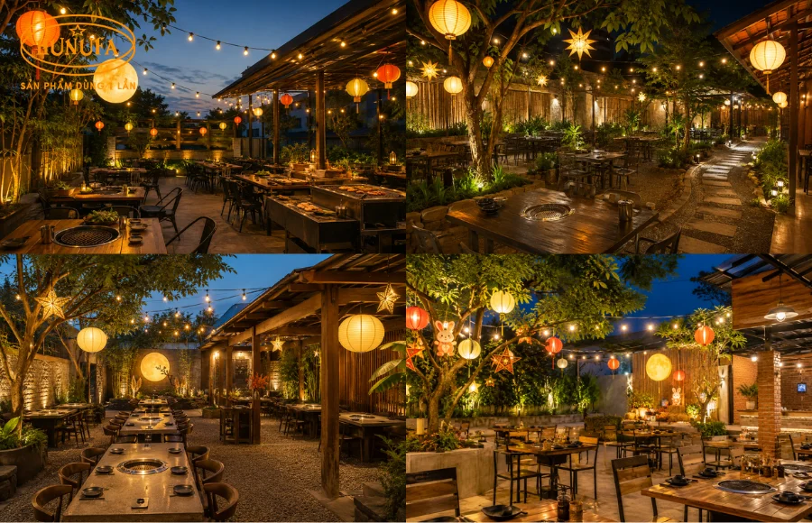 8+ Mẫu trang trí Trung Thu cho quán ăn đẹp, độc đáo, dễ làm