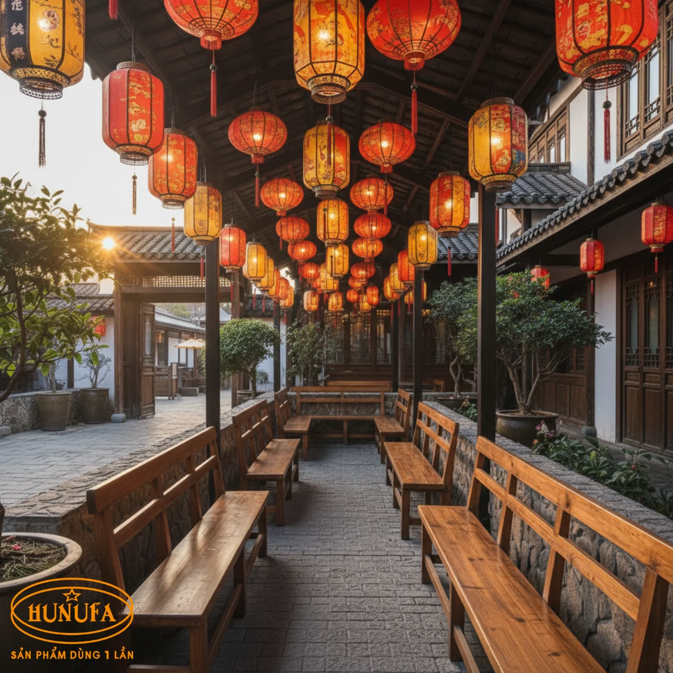 Trang trí Trung Thu cho nhà hàng