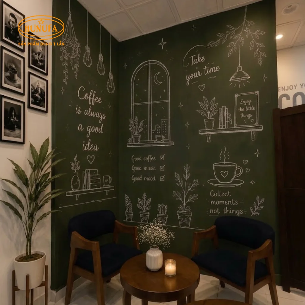 10+ Ý tưởng trang trí tường quán cafe đẹp, nổi bật, dễ áp dụng