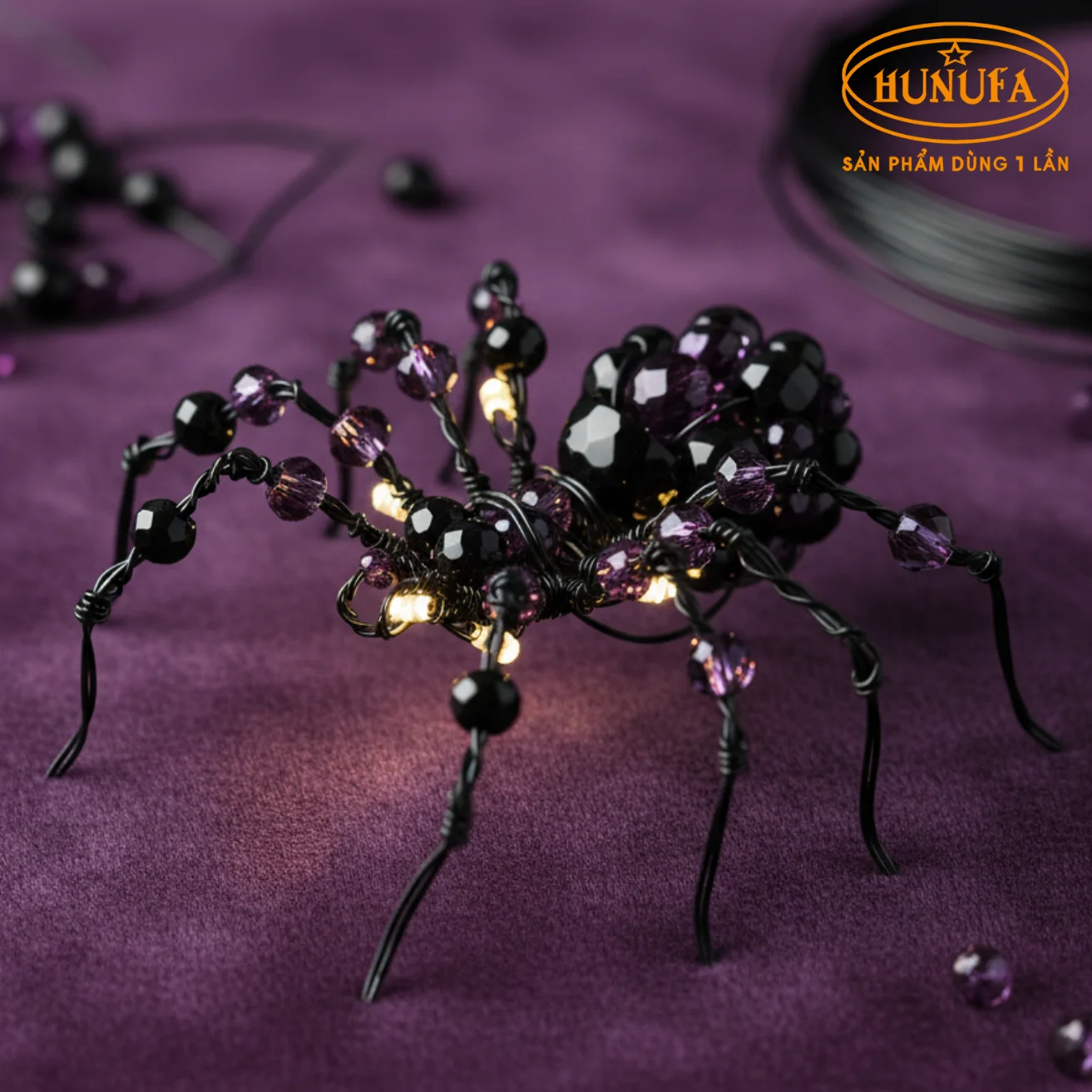 Cách làm con nhện Halloween