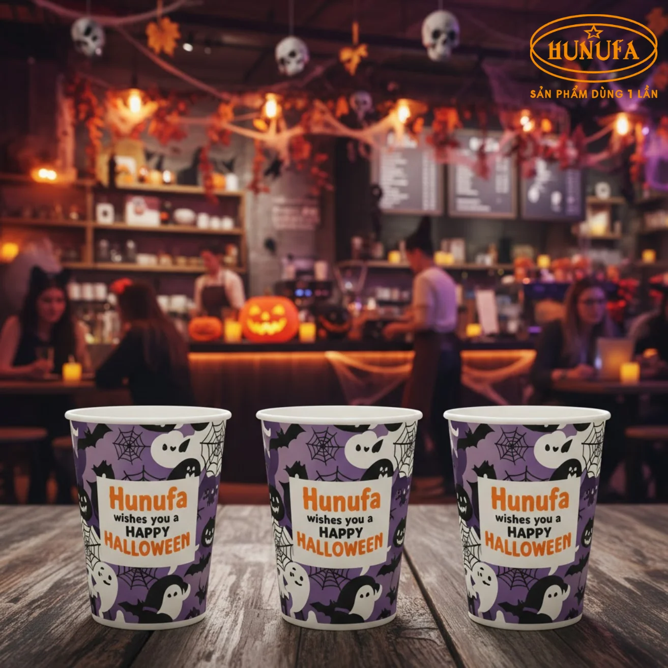 Cách làm giỏ đựng kẹo Halloween bằng giấy