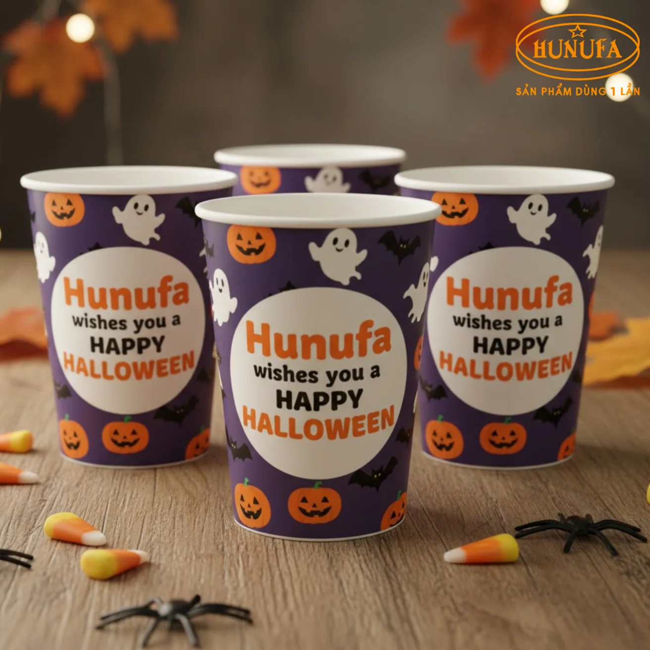 Cách làm giỏ đựng kẹo Halloween bằng giấy