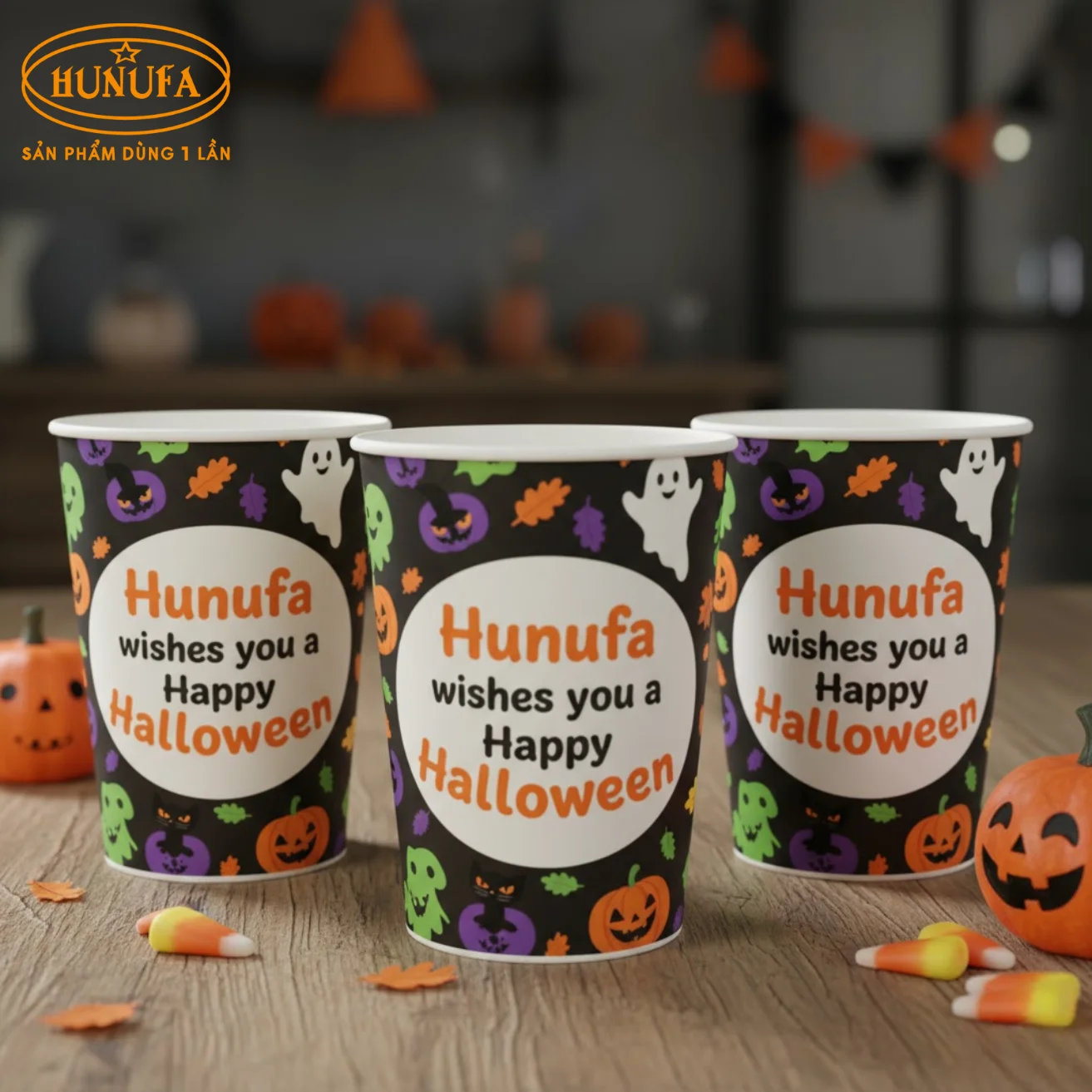 Cách làm giỏ đựng kẹo Halloween bằng giấy