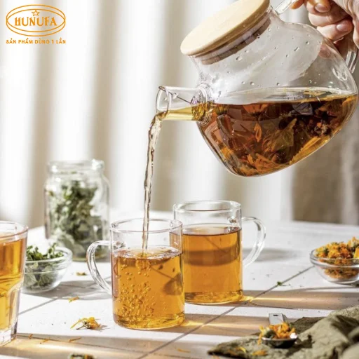 cách pha trà đá quán cafe