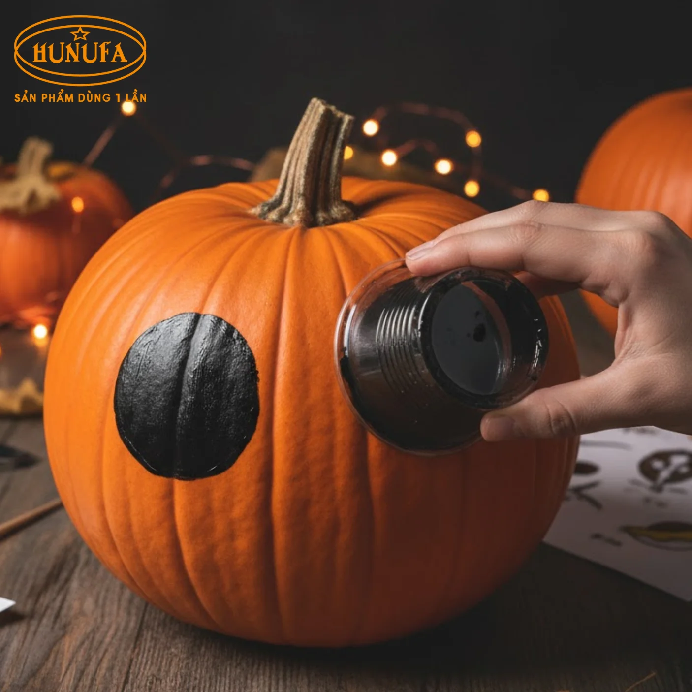 Cách tỉa quả bí ngô Halloween