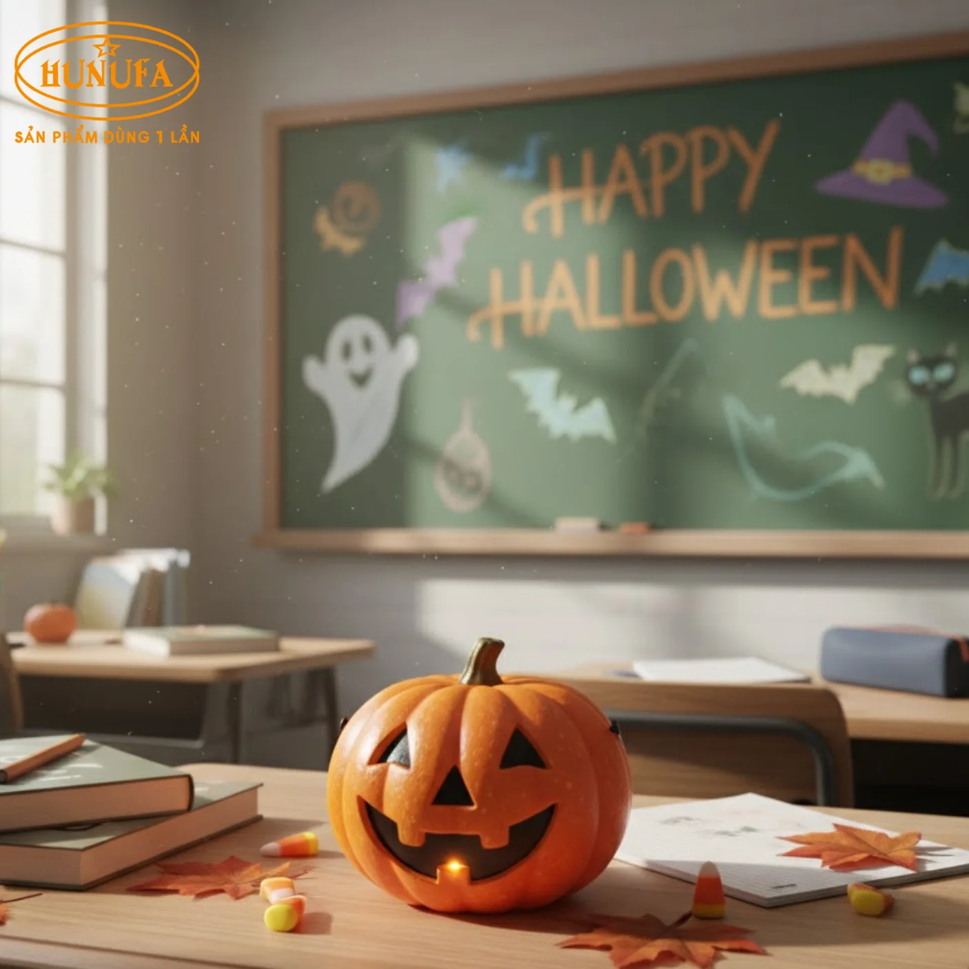 Cách tỉa quả bí ngô Halloween