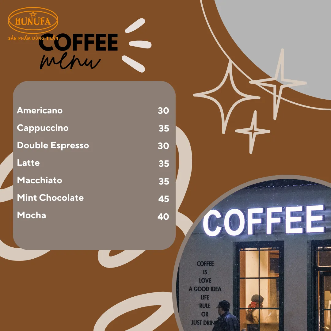 Tổng hợp công thức định giá menu cho quán cafe