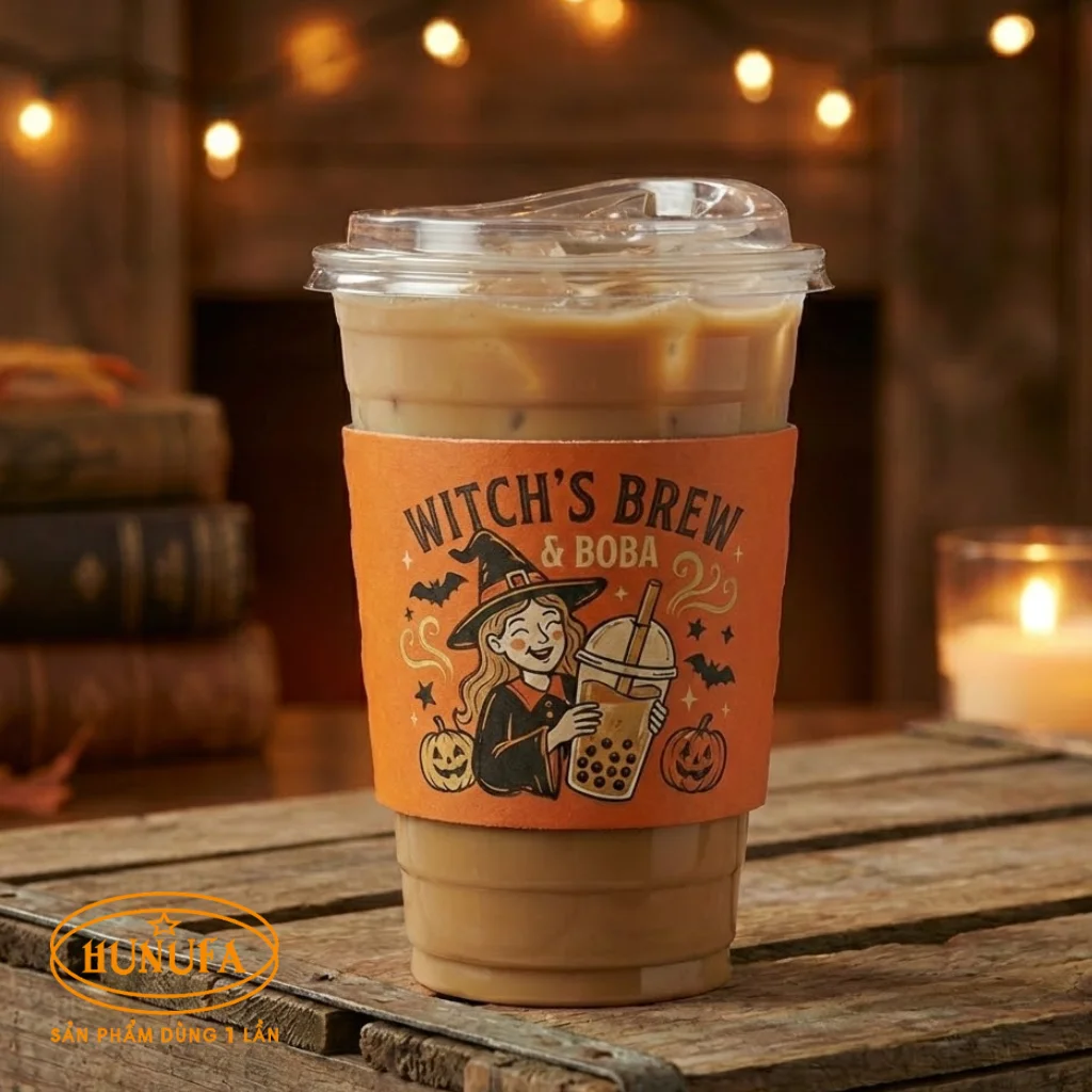 Top mẫu cover ly giấy, cover ly nhựa Halloween đẹp, độc, sáng tạo 2026