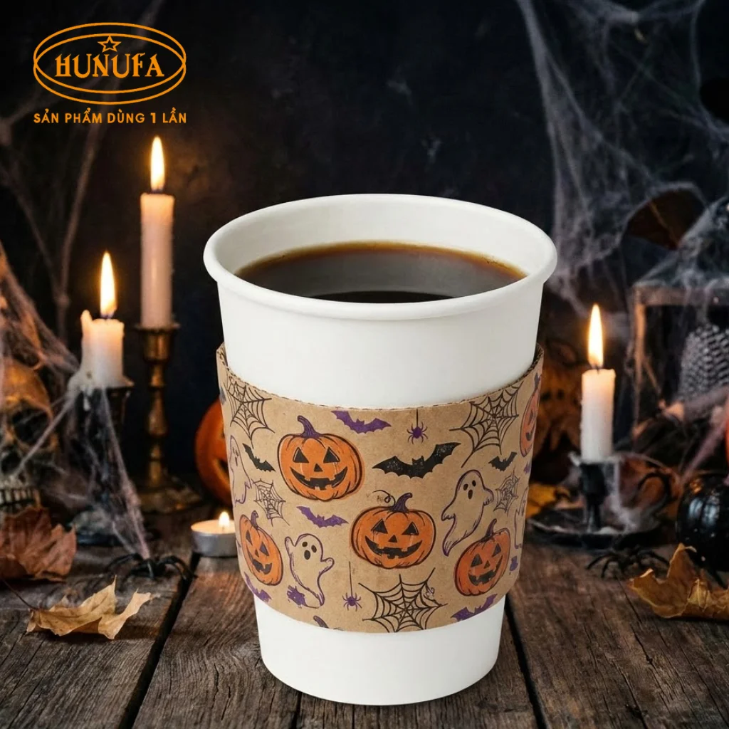 Top mẫu cover ly giấy, cover ly nhựa Halloween đẹp, độc, sáng tạo 2026