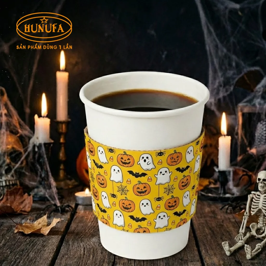 Top mẫu cover ly giấy, cover ly nhựa Halloween đẹp, độc, sáng tạo 2026