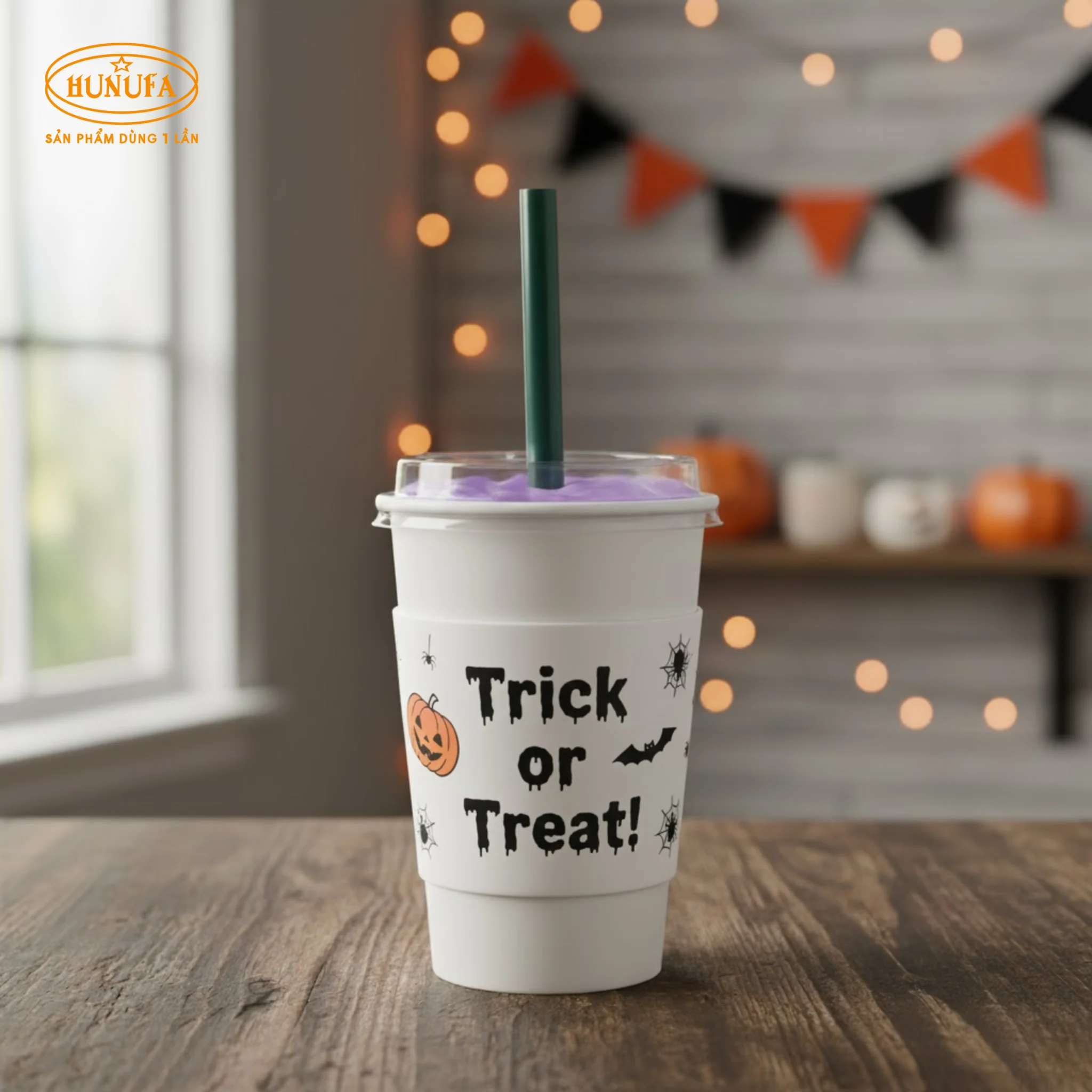 Top mẫu cover ly giấy, cover ly nhựa Halloween đẹp, độc, sáng tạo 2025