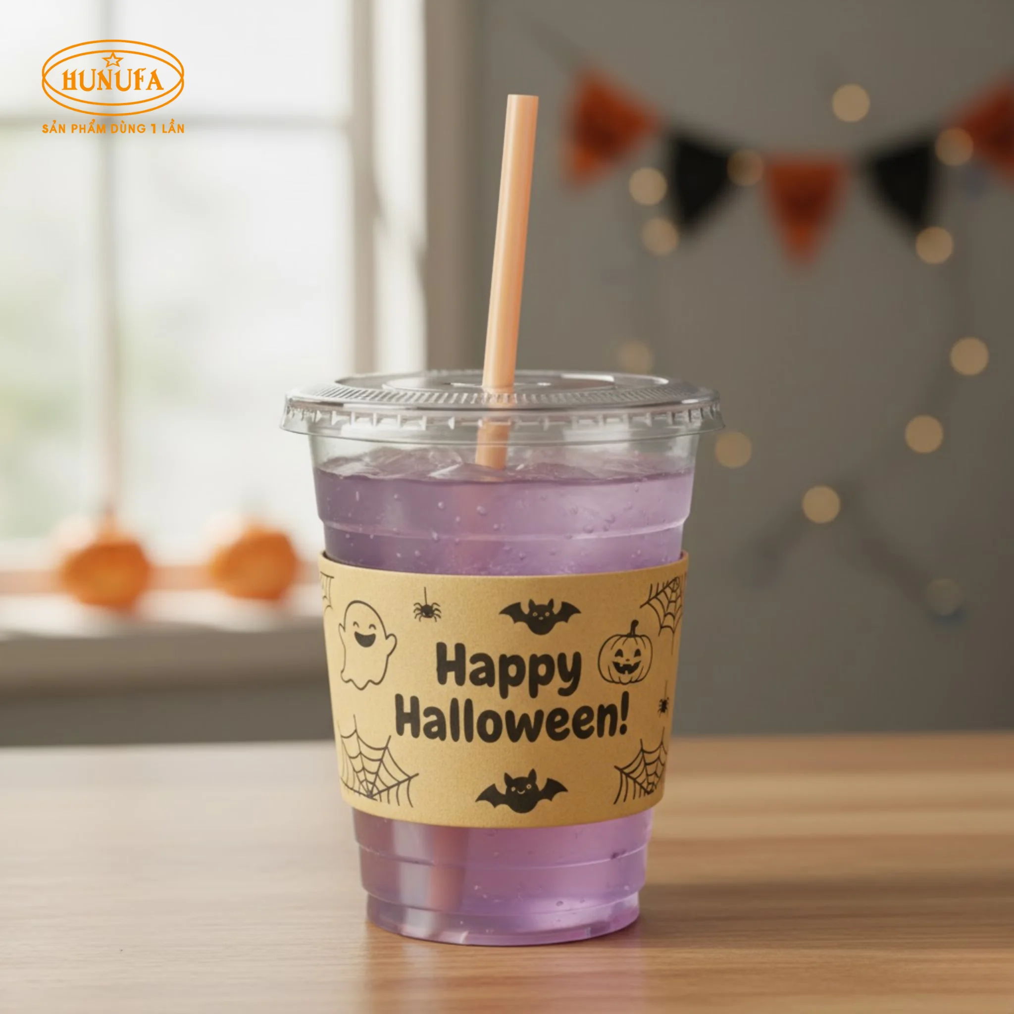Top mẫu cover ly giấy, cover ly nhựa Halloween đẹp, độc, sáng tạo 2025
