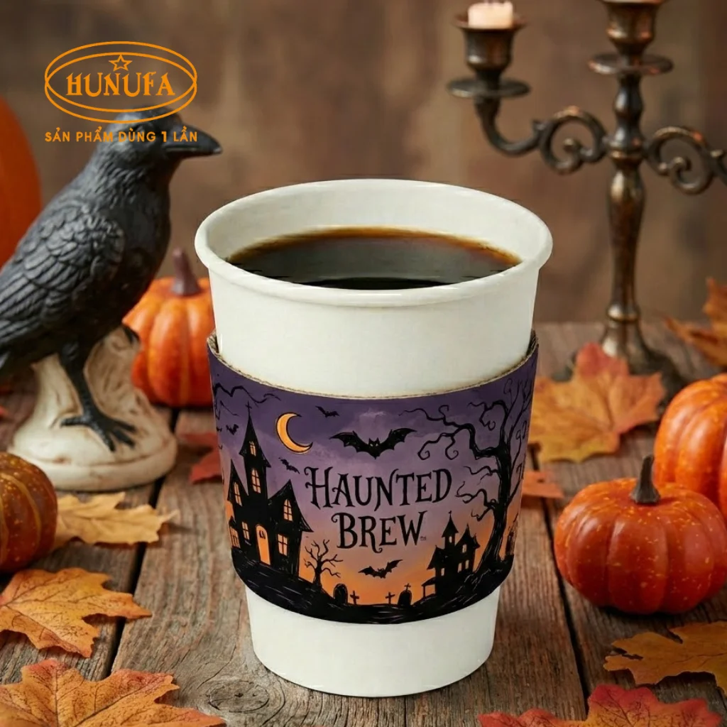 Top mẫu cover ly giấy, cover ly nhựa Halloween đẹp, độc, sáng tạo 2026