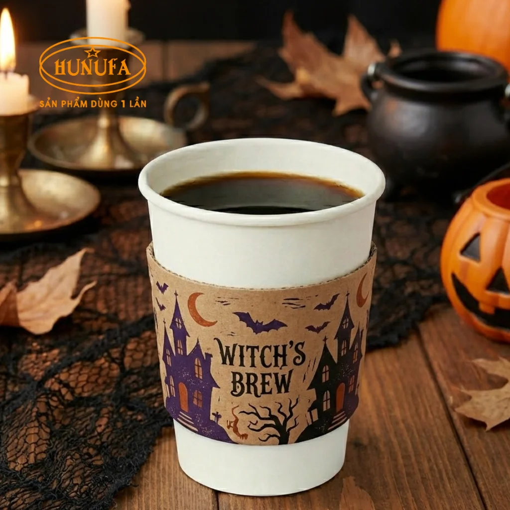 Top mẫu cover ly giấy, cover ly nhựa Halloween đẹp, độc, sáng tạo 2026