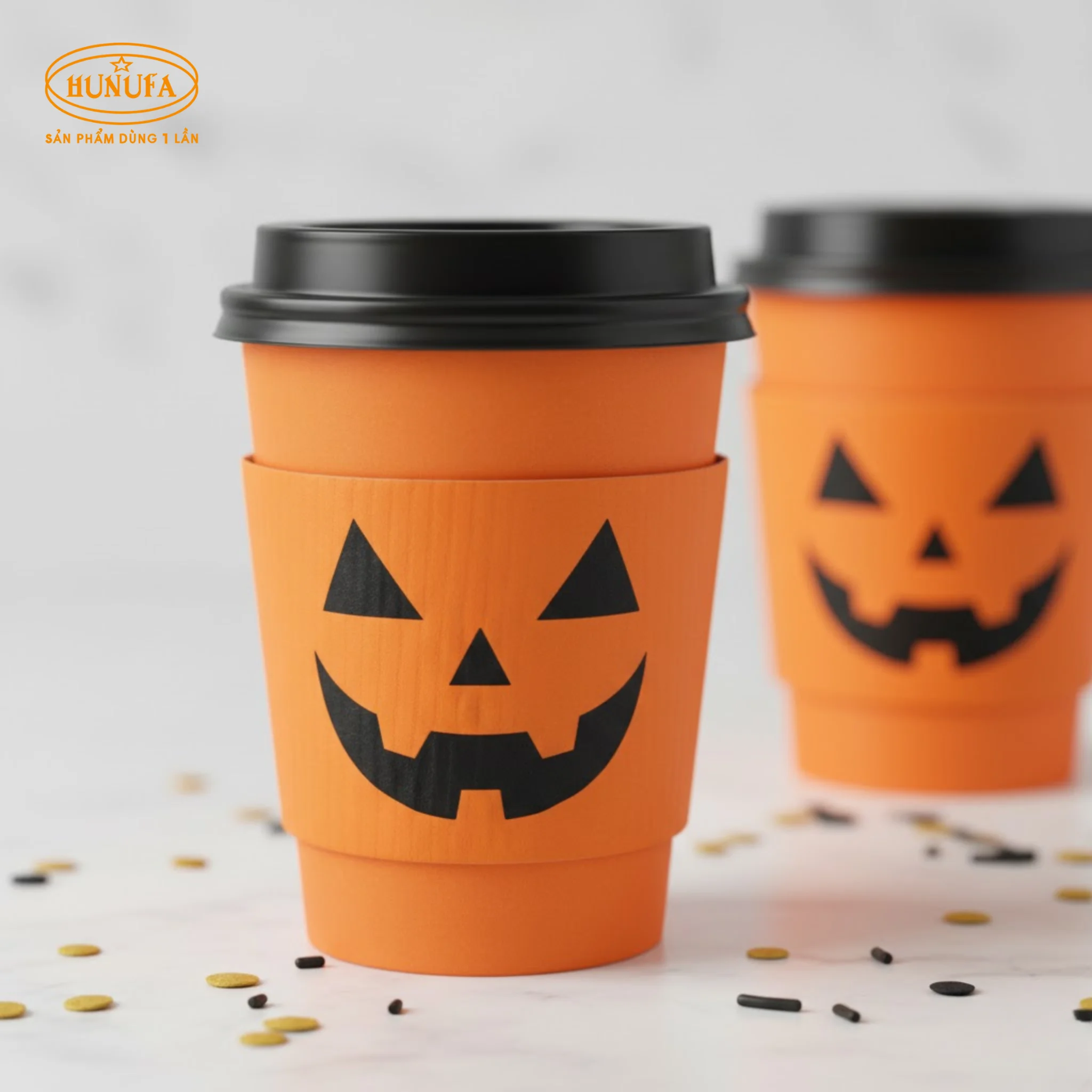 Top mẫu cover ly giấy, cover ly nhựa Halloween đẹp, độc, sáng tạo 2025