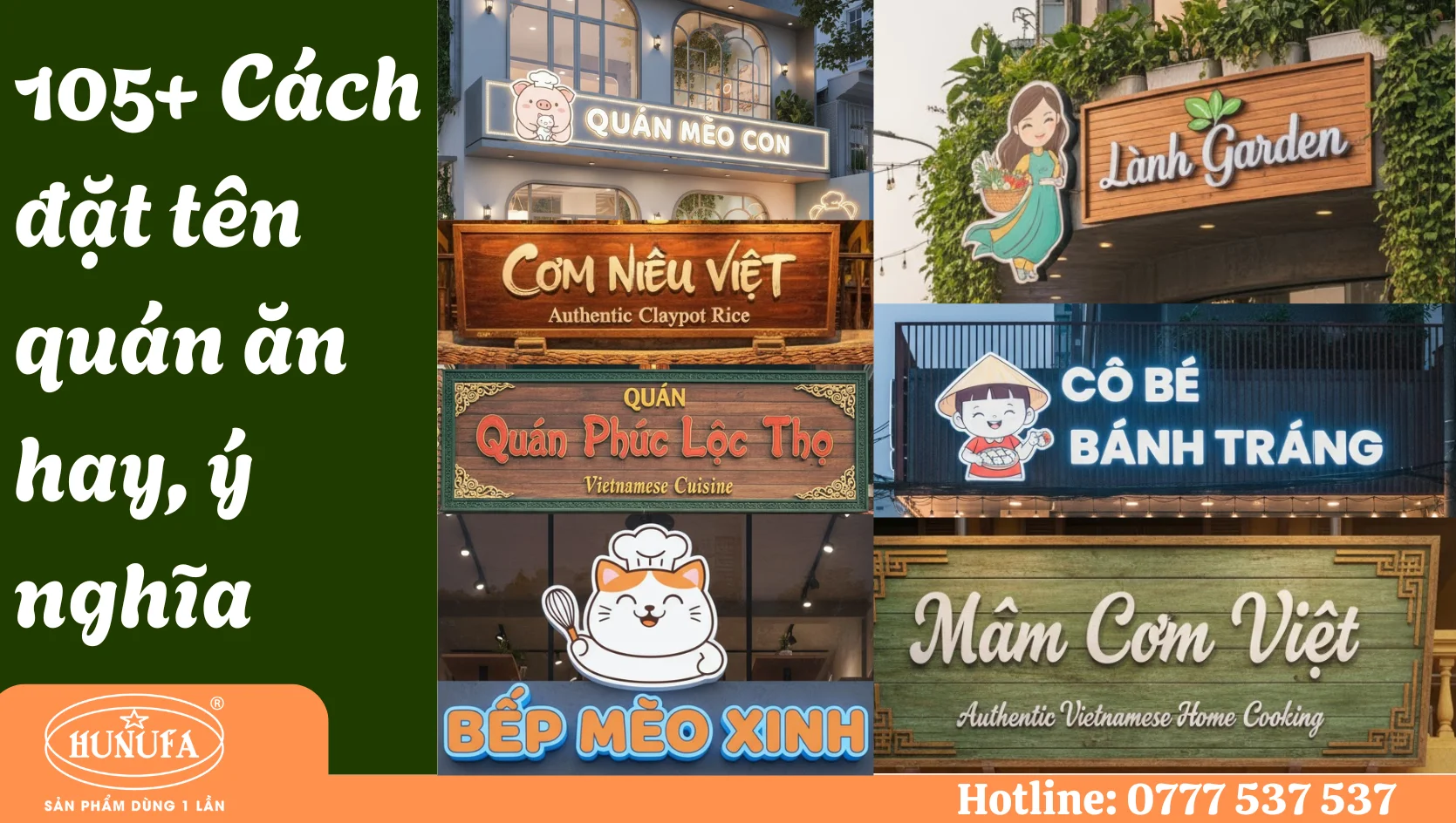 Đặt tên quán ăn