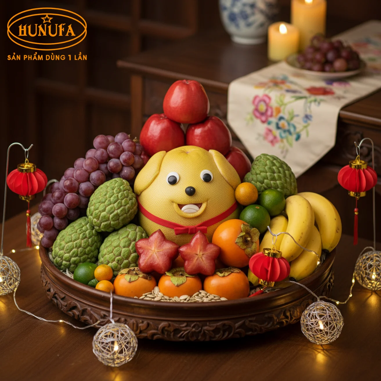 Hình ảnh mâm ngũ quả Trung Thu