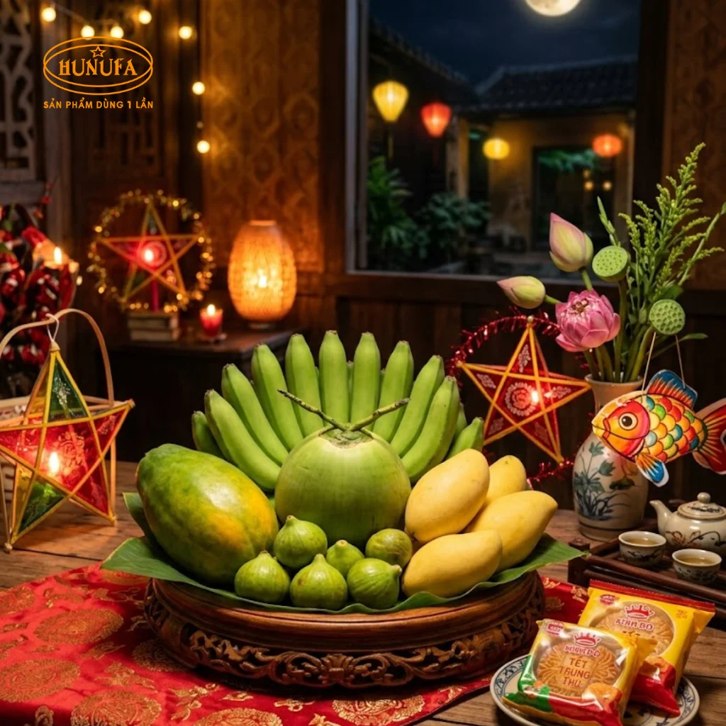 35+ Hình ảnh mâm ngũ quả Trung Thu đẹp, đơn giản, độc đáo
