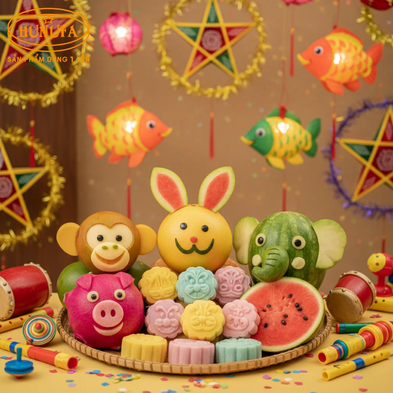 Hình ảnh mâm ngũ quả Trung Thu