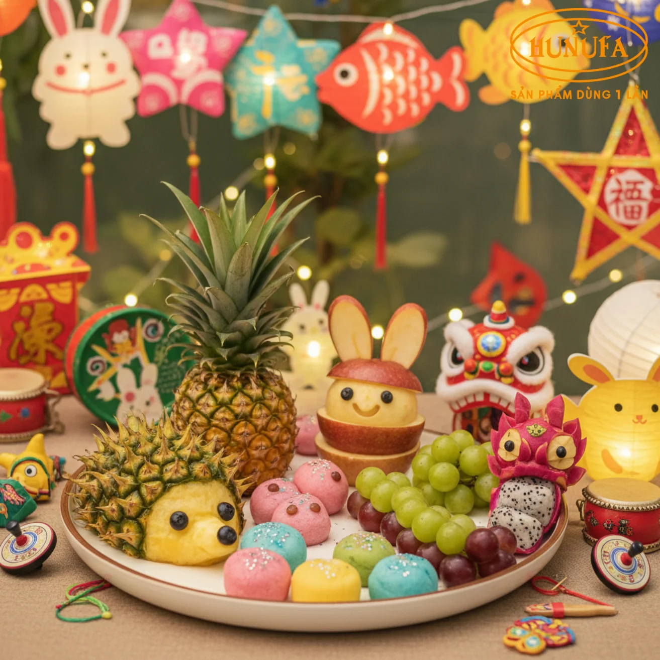 Hình ảnh mâm ngũ quả Trung Thu