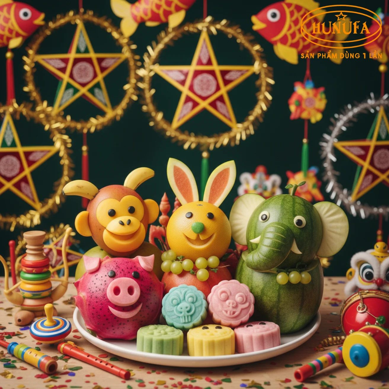 Hình ảnh mâm ngũ quả Trung Thu