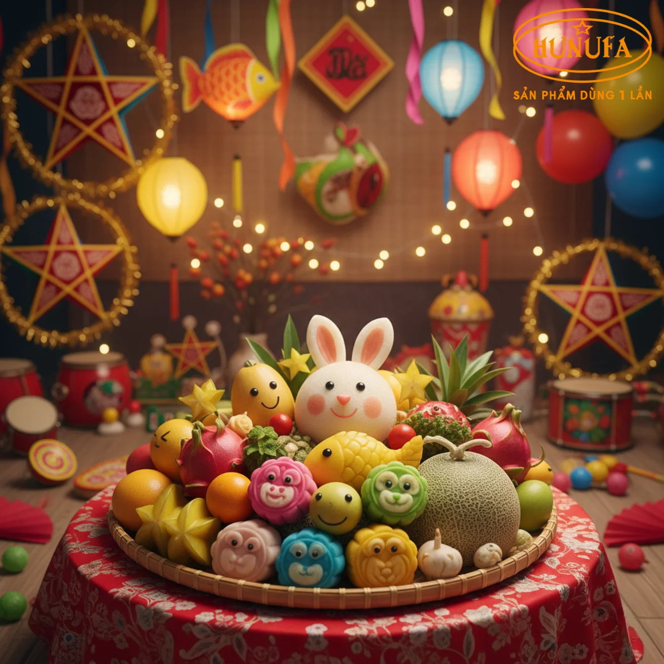 Hình ảnh mâm ngũ quả Trung Thu